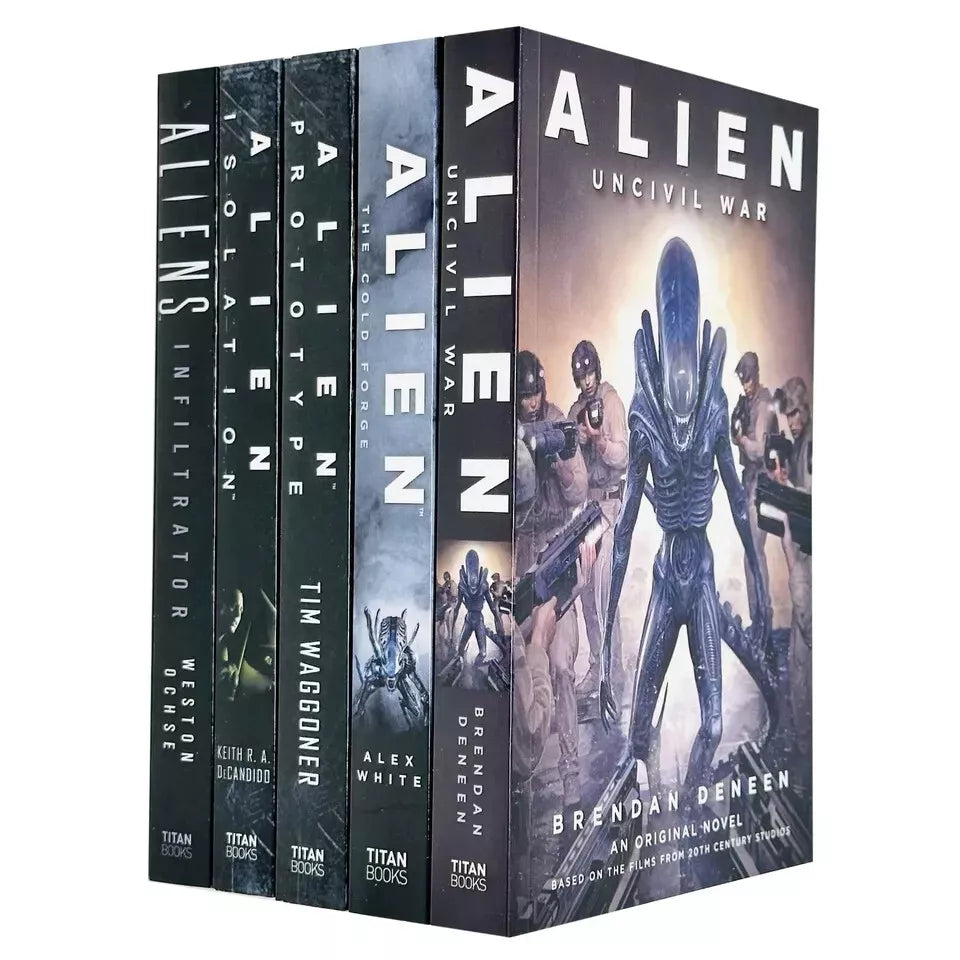 Alien Series 5 Books Collection Cold Forge, Prototype, Uncivil War, Isolation - Lets Buy Books