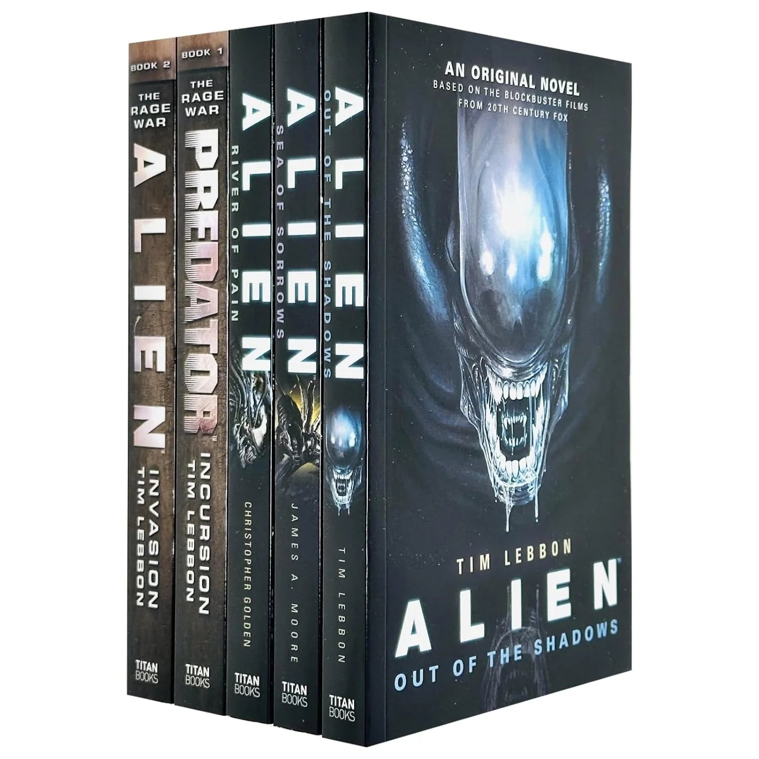 Alien Series 5 Books Collection Set Out of the Shadows, Sea of Sorrows, River of Pain - Lets Buy Books