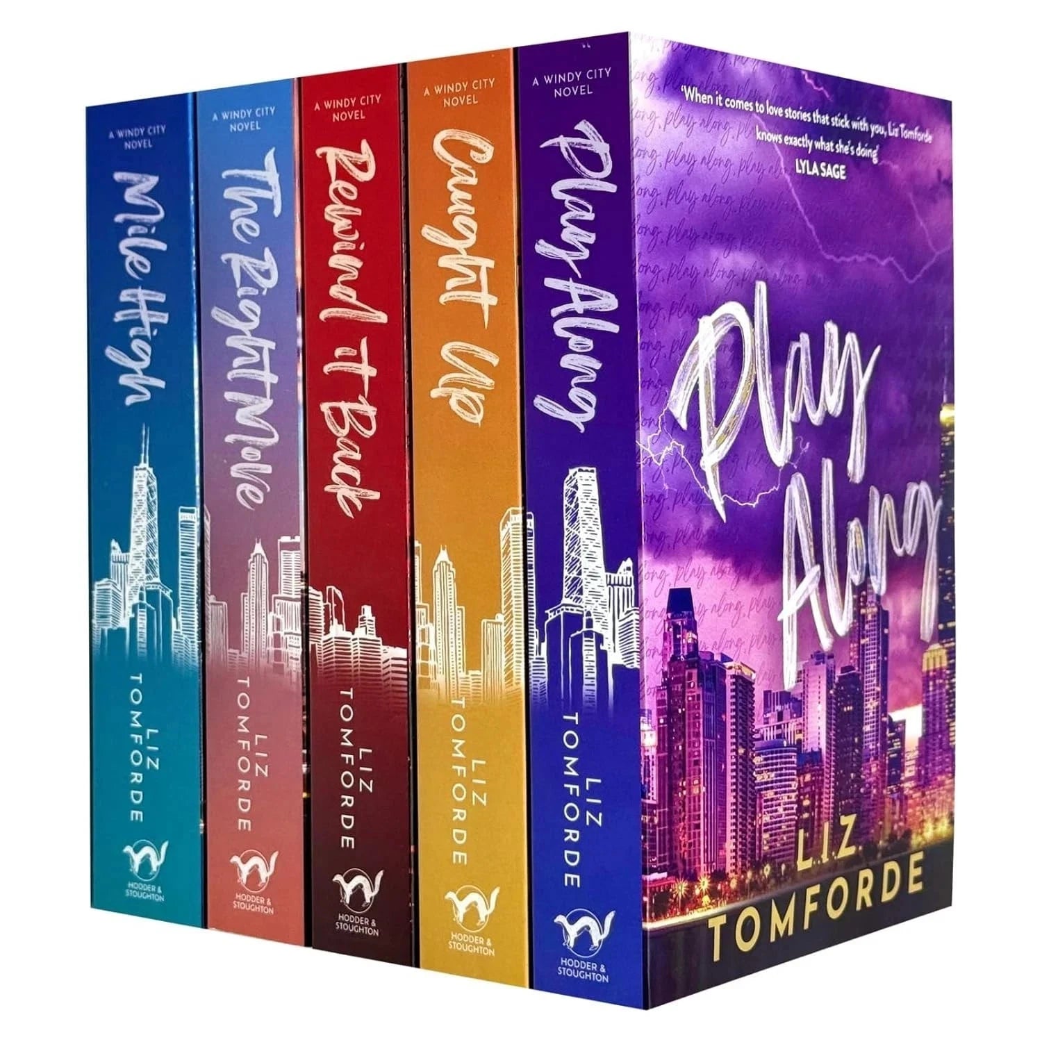 Windy City Series 5 Books Collection Set by Liz Tomforde (Mile High, Caught Up, Play Along, The Right Move & Rewind It Back) - Lets Buy Books