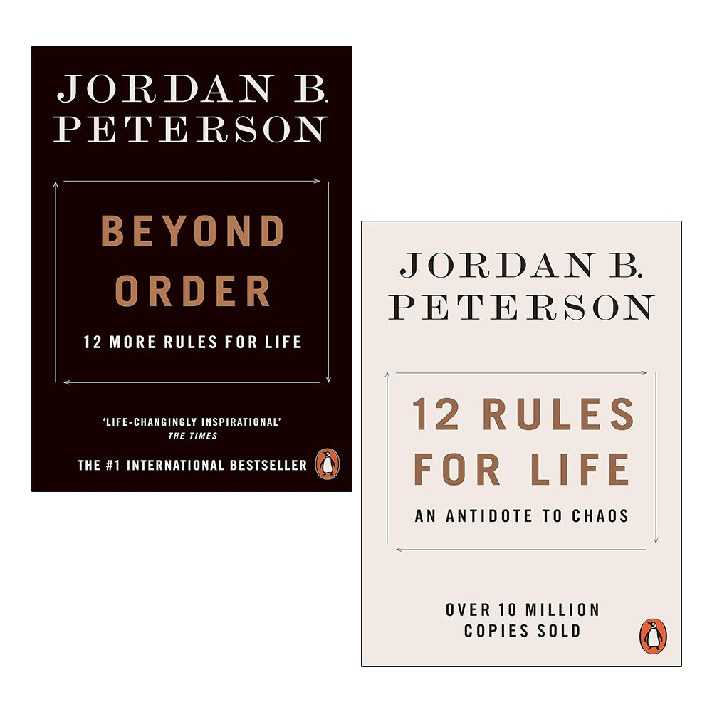 Beyond Order & 12 Rules For Life by Jordan B Peterson 2 Books Collection Set - Lets Buy Books