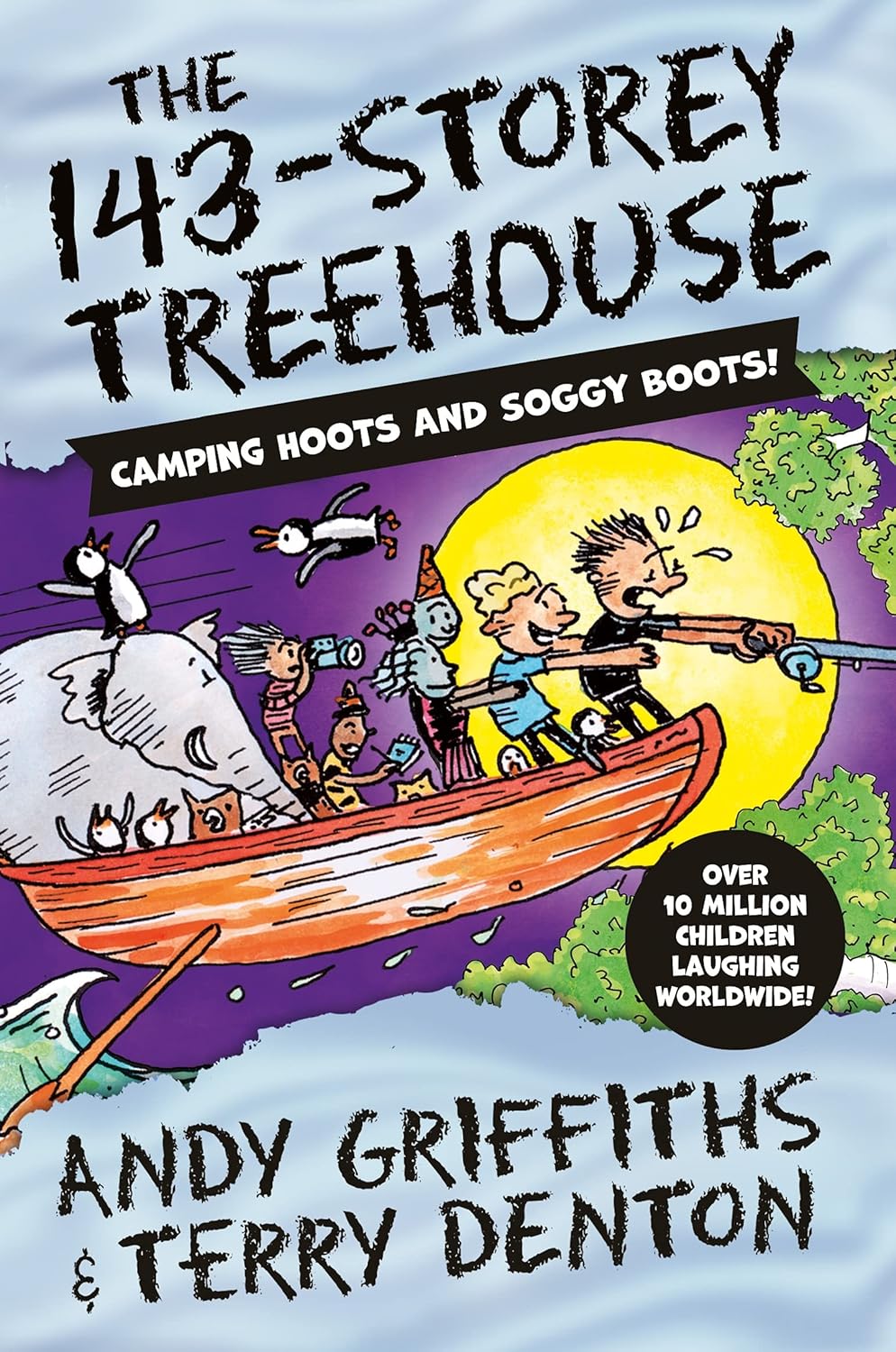 The 143-Storey Treehouse by Andy Griffiths and Terry Denton - Treehouse Series Book 11 - Paperback - Ages 7-9 front cover