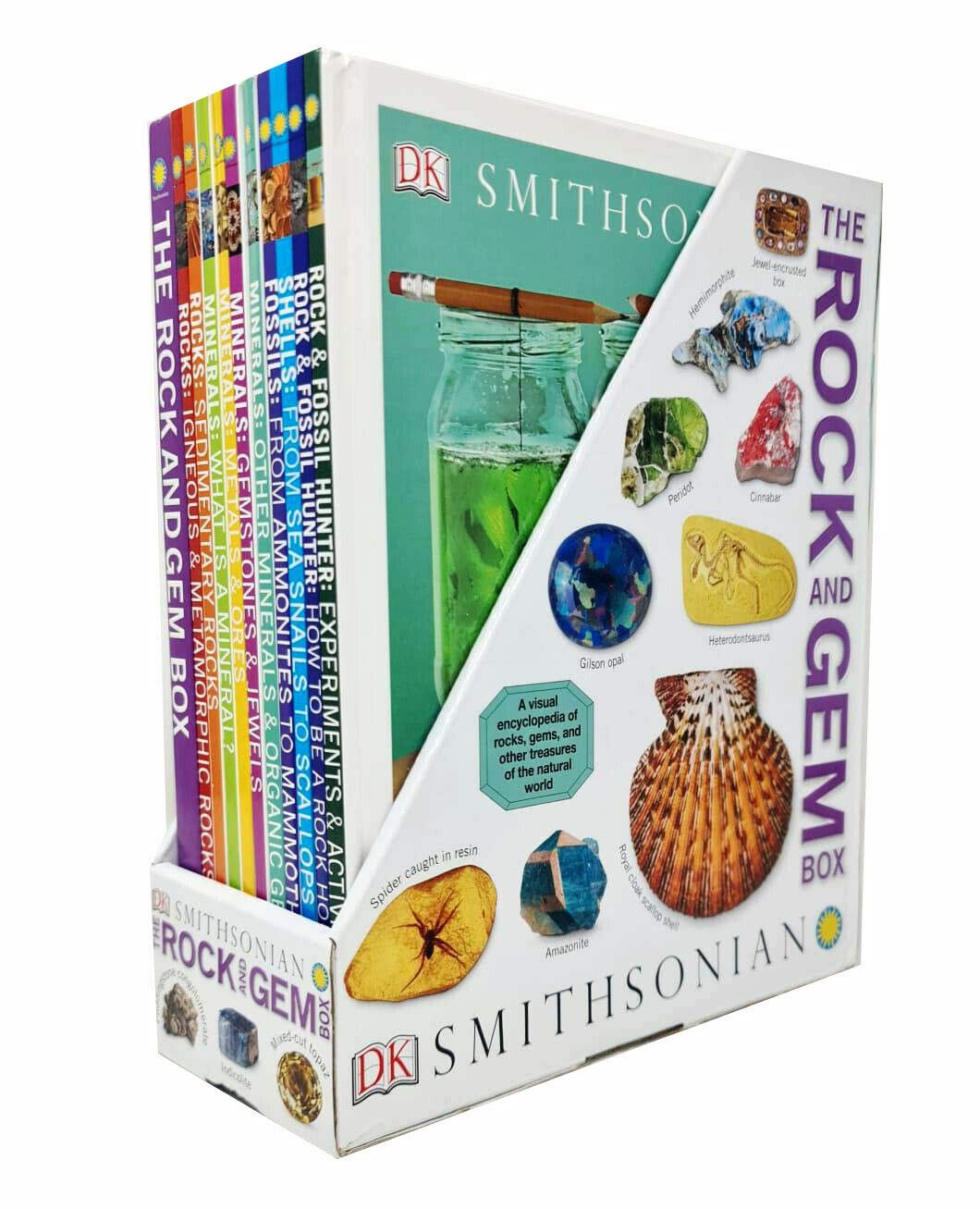 DK Children's The Rock and Gem Box 11 Books Collection Set Rock & Fossil Hunter Experiments - Lets Buy Books