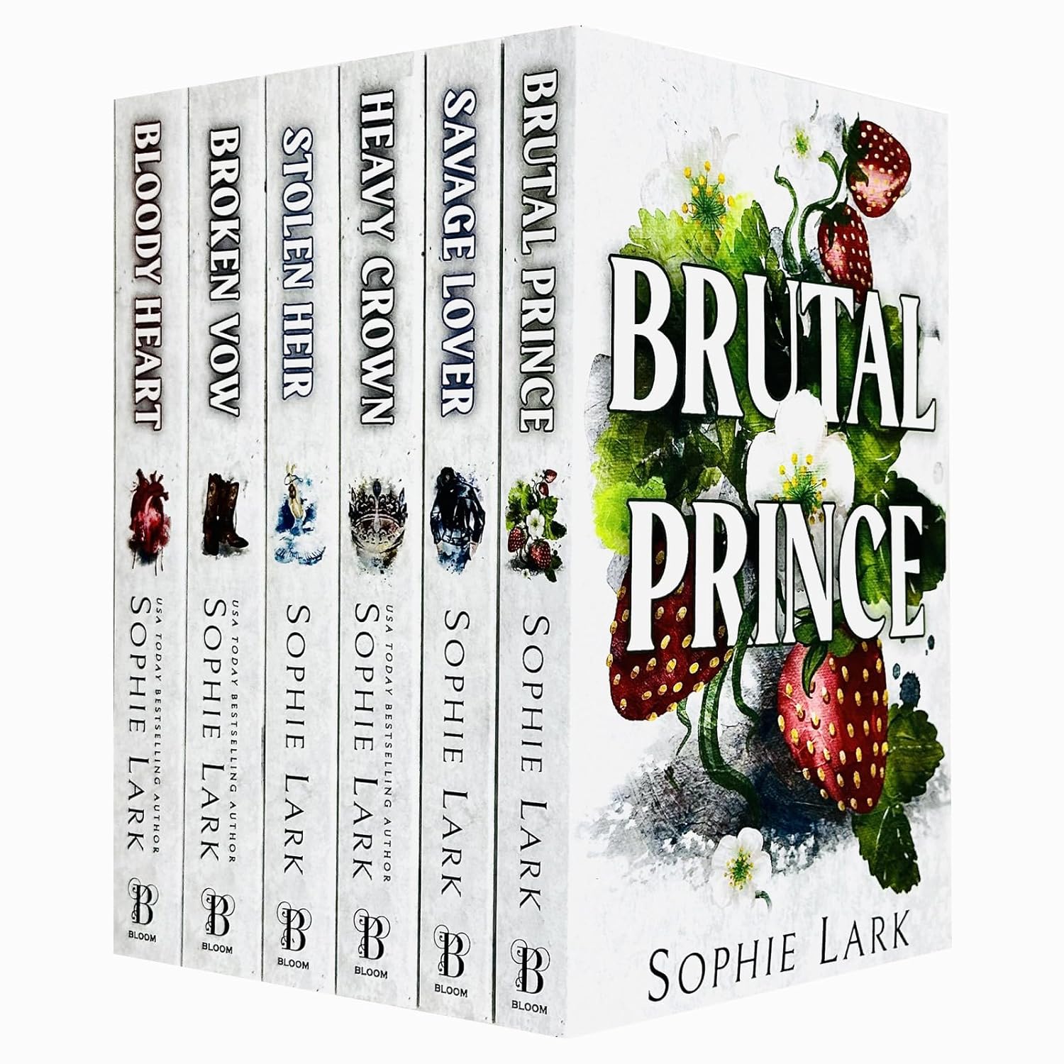Brutal Birthright Series 6 Book Set By Sophie Lark Includes Brutal Prince Stolen Heir Savage Lover Bloody Heart - Lets Buy Books