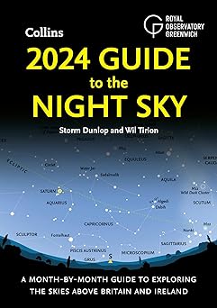 2024 Guide to the Night Sky by Storm Dunlop and Wil Tirion - Paperback astronomy guide front cover