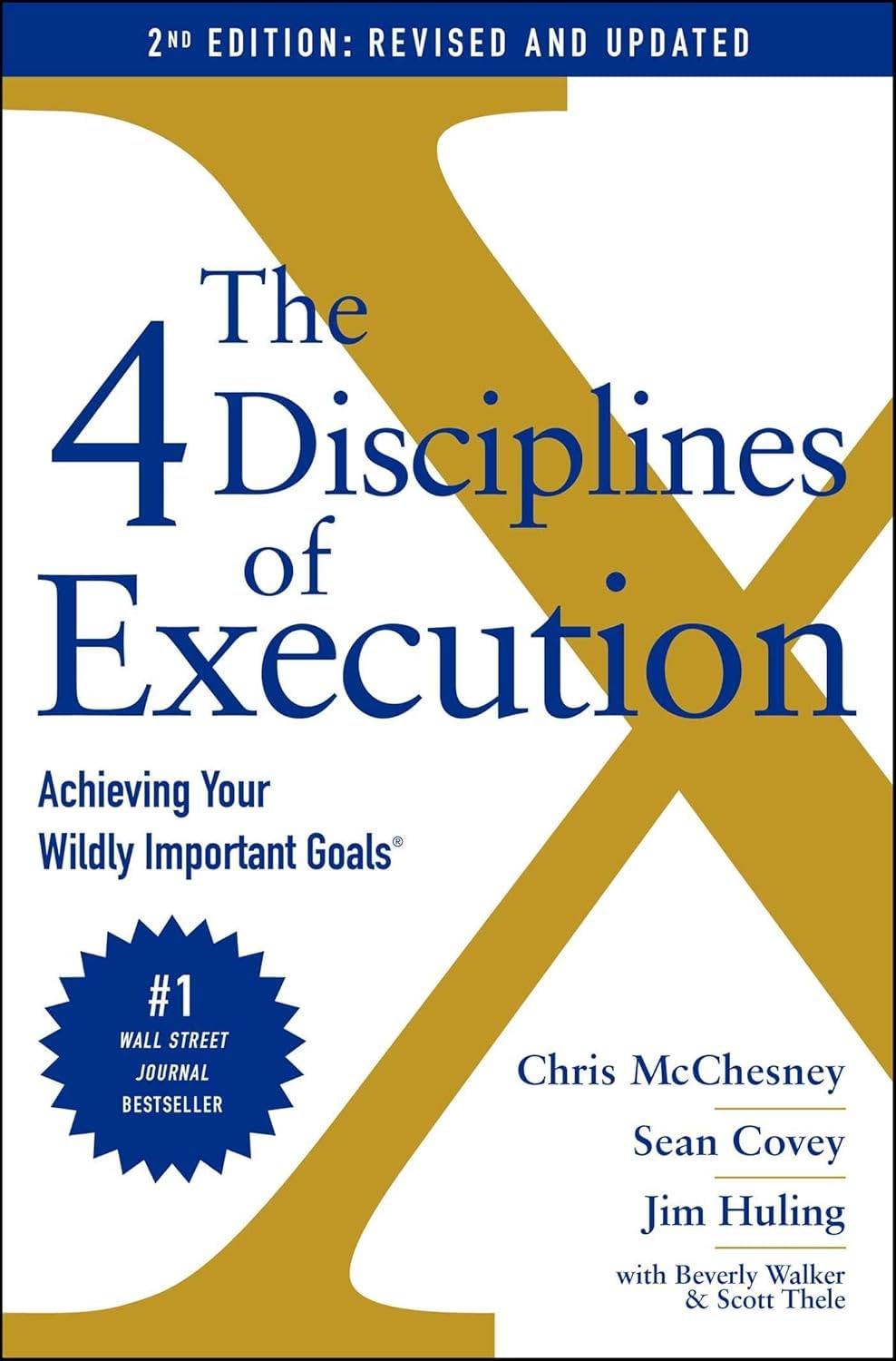 4 Disciplines of Execution: Getting Strategy Done by Sean Covey - Paperback business strategy book cover