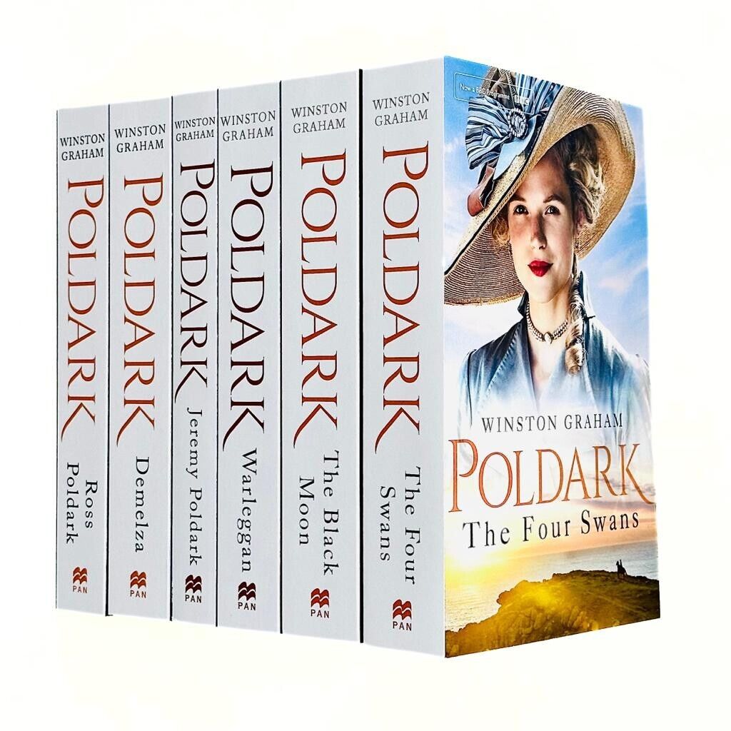 Poldark By Winston Graham Series Collection 1-6 Books Set Ross Poldark, Demelza - Lets Buy Books