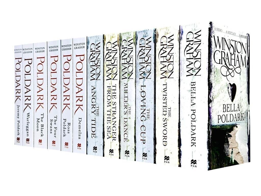 Winston Graham Poldark Series 12 Books Collection Set (Poldark book 1 - 12 ) - Lets Buy Books