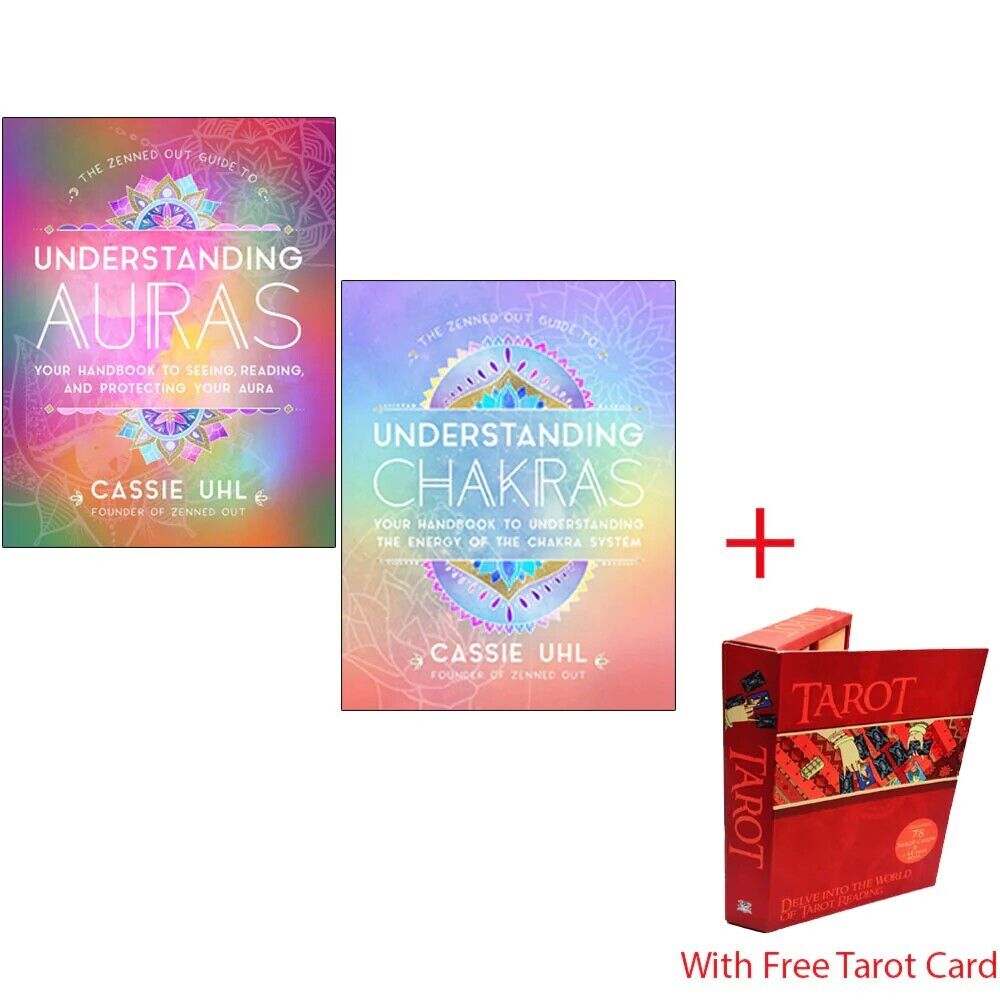 Zenned Out Guide to Understanding 2 Books Set By Cassie Uhl With Free Tarot Card - Lets Buy Books