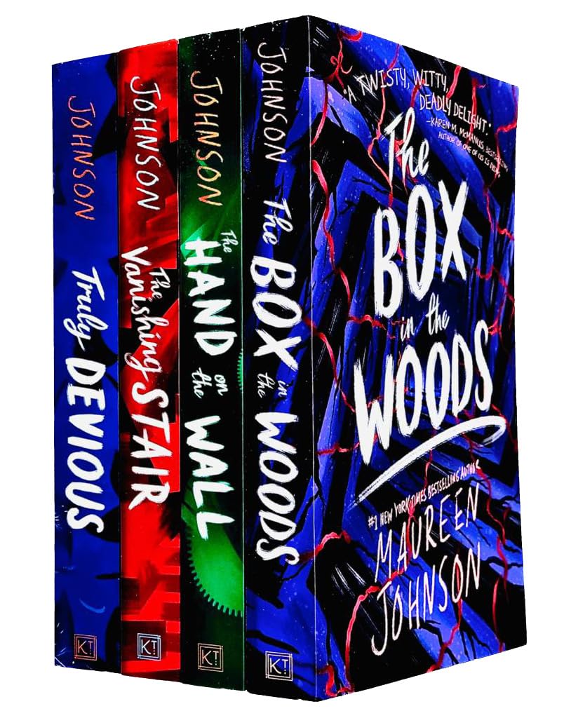 Truly Devious Series 4 Books Collection Set By Maureen Johnson Vanishing Stair - Lets Buy Books