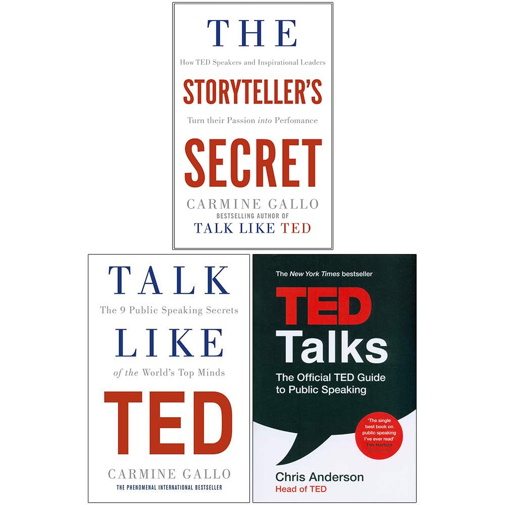 Public Speaking 3 Books Collection Set - Non Fiction - Paperback - Lets Buy Books