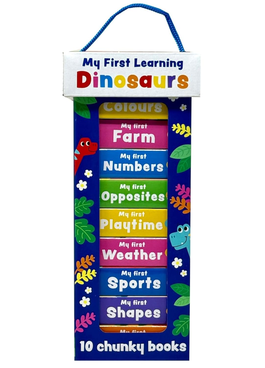 My First Dinosaur Learning Library 10 Books Collection Set - Ages 0–5 - Board Book - Lets Buy Books