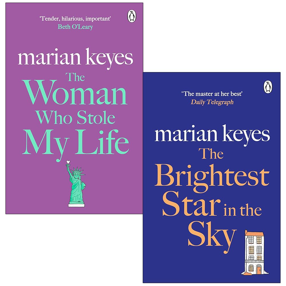 Marian Keyes 2 Books Collection Set Brightest Star in the Sky, Woman Who Stole My Life - Lets Buy Books