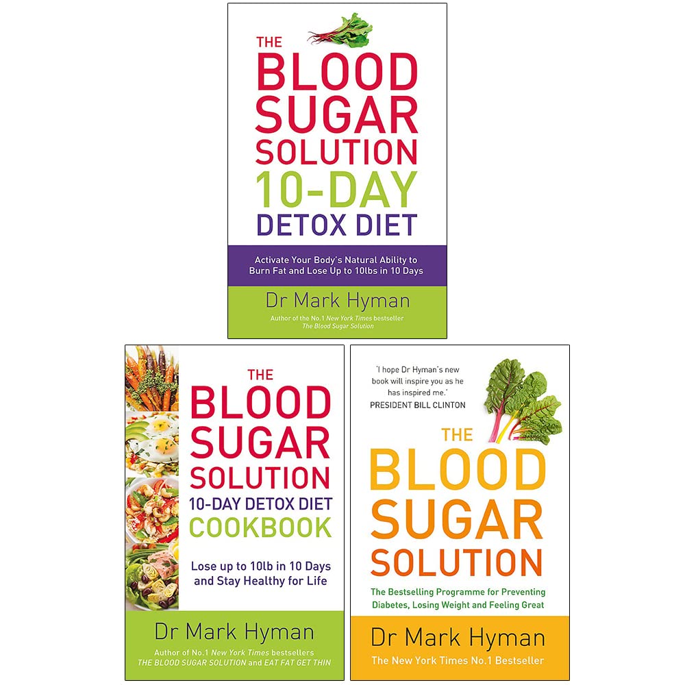 Mark Hyman Collection 3 Books Set (The Blood Sugar Solution 10-Day Detox Diet) - Lets Buy Books