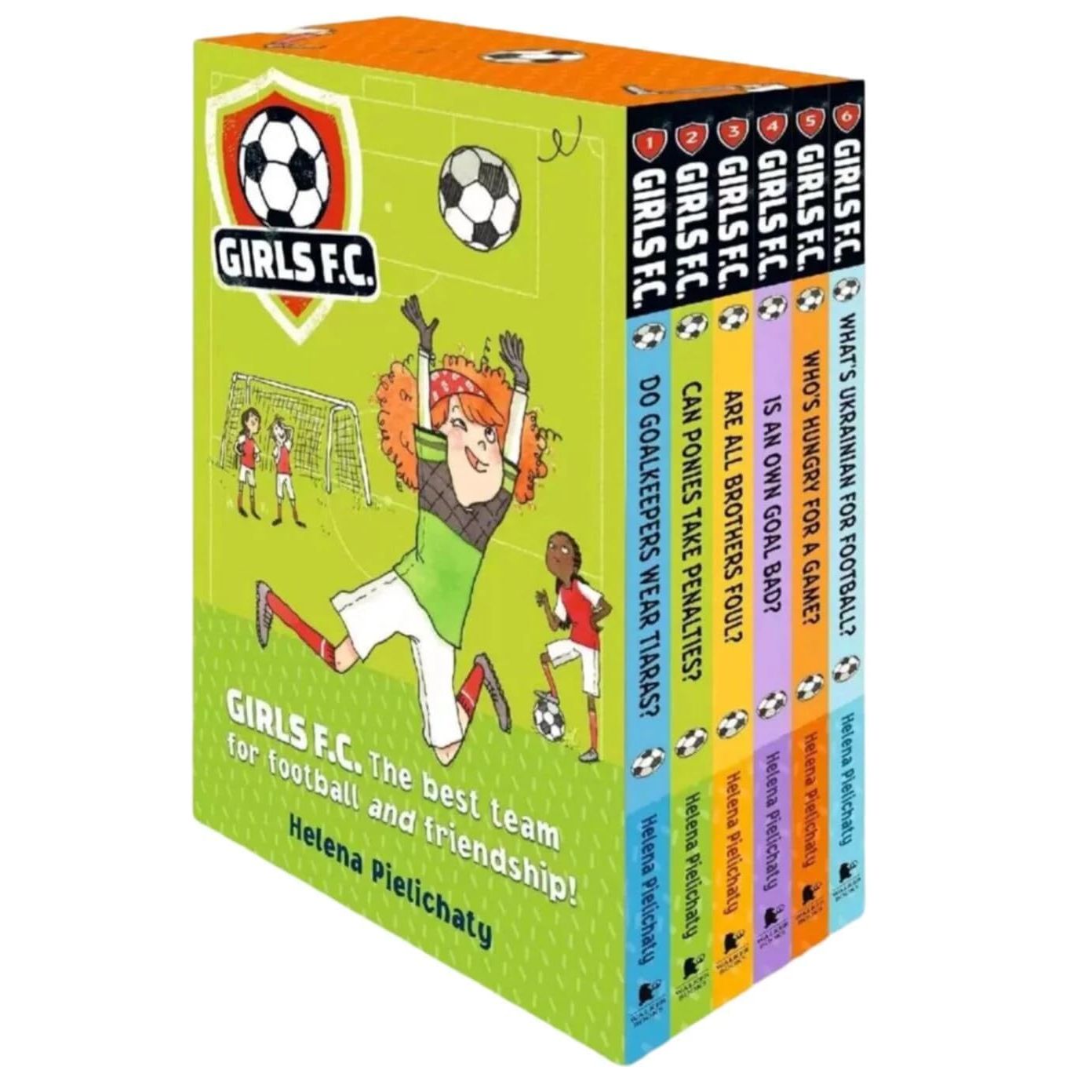 Girls FC Collection 6 Football Books Set by Helena Pielichaty - Lets Buy Books