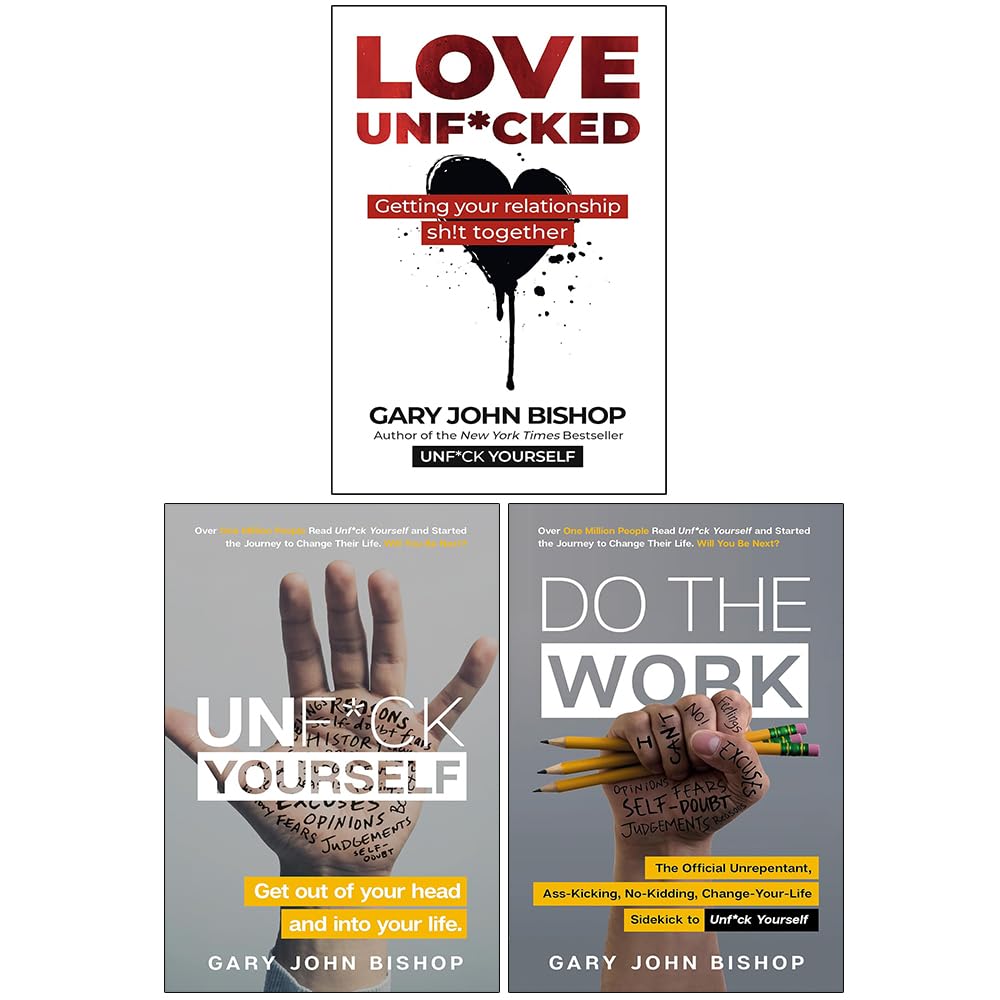 Gary John Bishop 3 Books Collection Set (Unf*ck Yourself, Love Unf*cked, Do the Work) - Lets Buy Books