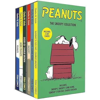Charles M Schulz Peanuts Collection 6 Books Box Set Good Ol' Charlie Brown, Snoopy - Lets Buy Books