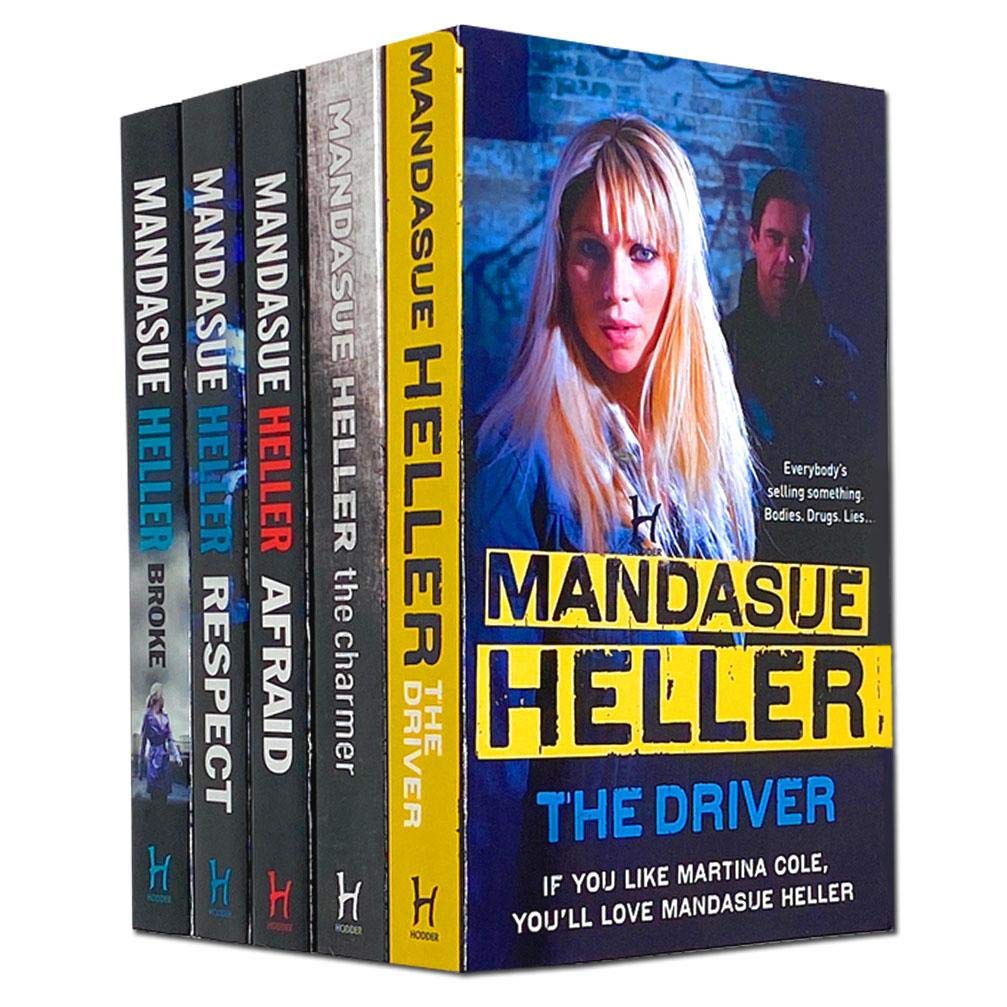 Mandasue Heller 5 Books Collection Set ( The Charmer, Driver, Respect, Afraid, Broke ) - Lets Buy Books