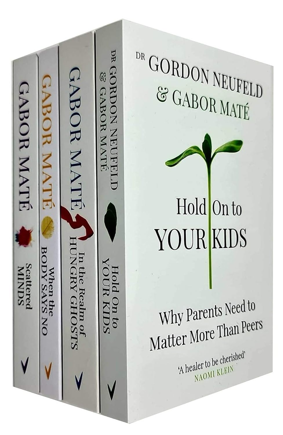 Dr Gabor Maté 4 Book Collection When The Body Says No Hold On To Your Kids In The Realm Of Hungry Ghosts - Lets Buy Books
