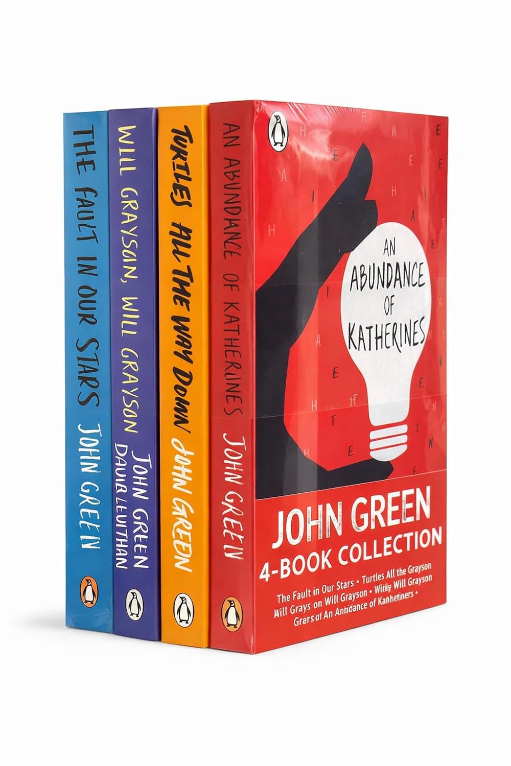 The Essential John Green 4 Books Collection Set (An Abundance of Katherines, Will Grayson, Will Grayson) - Lets Buy Books