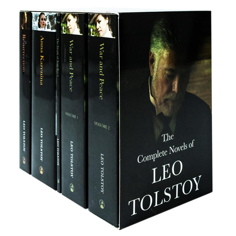 The Complete Novels of Leo Tolstoy Classic Stories 5 Books Collection Box Set (Resurrection, Anna Karenina, The Death of Ivan Ilyich) - Lets Buy Books