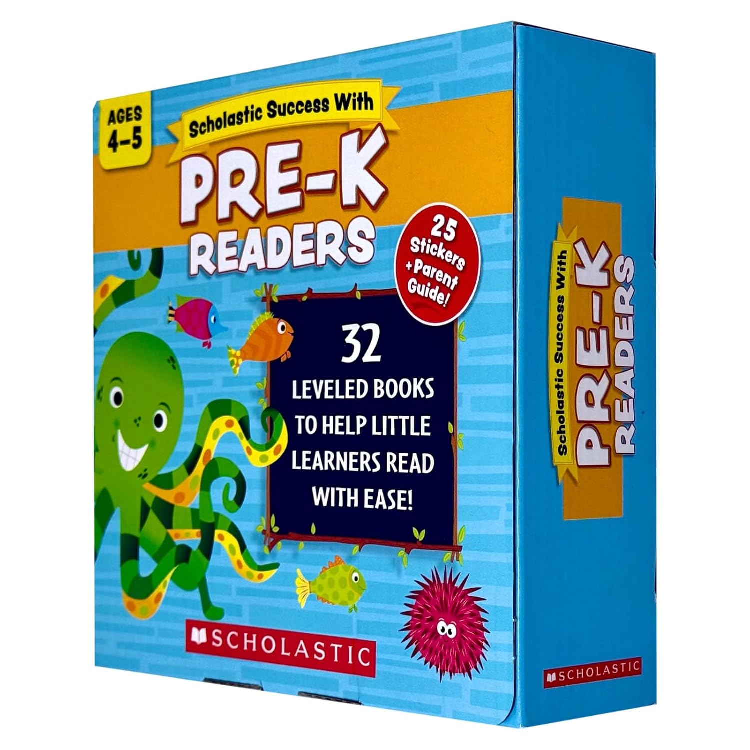 Pre-K Readers 32 Books Collection Box Set - Ages 4–5 - Paperback - Lets Buy Books