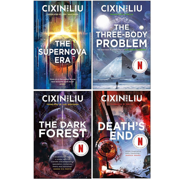 Cixin Liu 4 Books Collection Set (The Three-Body Problem, The Dark Forest, The Supernova Era and Death's End) - Lets Buy Books