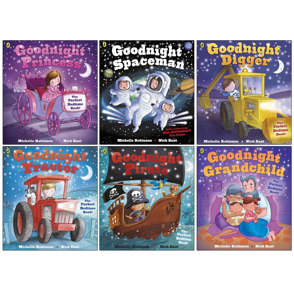 Bedtime Stories 6 Books Collection Set - Fiction - Ages 3–7 - Paperback - Lets Buy Books