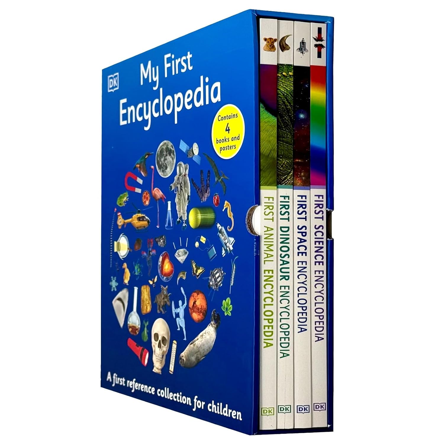 First Encyclopedia 4 Books Collection Set - Non Fiction - Ages 3–7 - Paperback - Lets Buy Books
