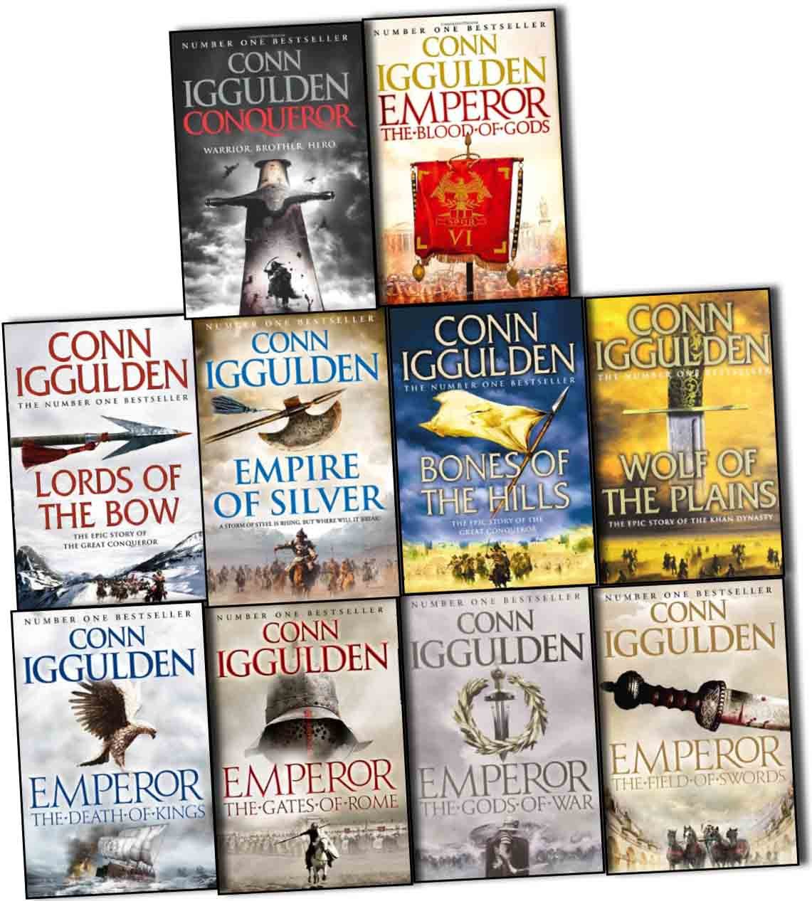 Emperor & Conqueror Series Collection 10 Books Set by Conn Iggulden Paperback - Lets Buy Books