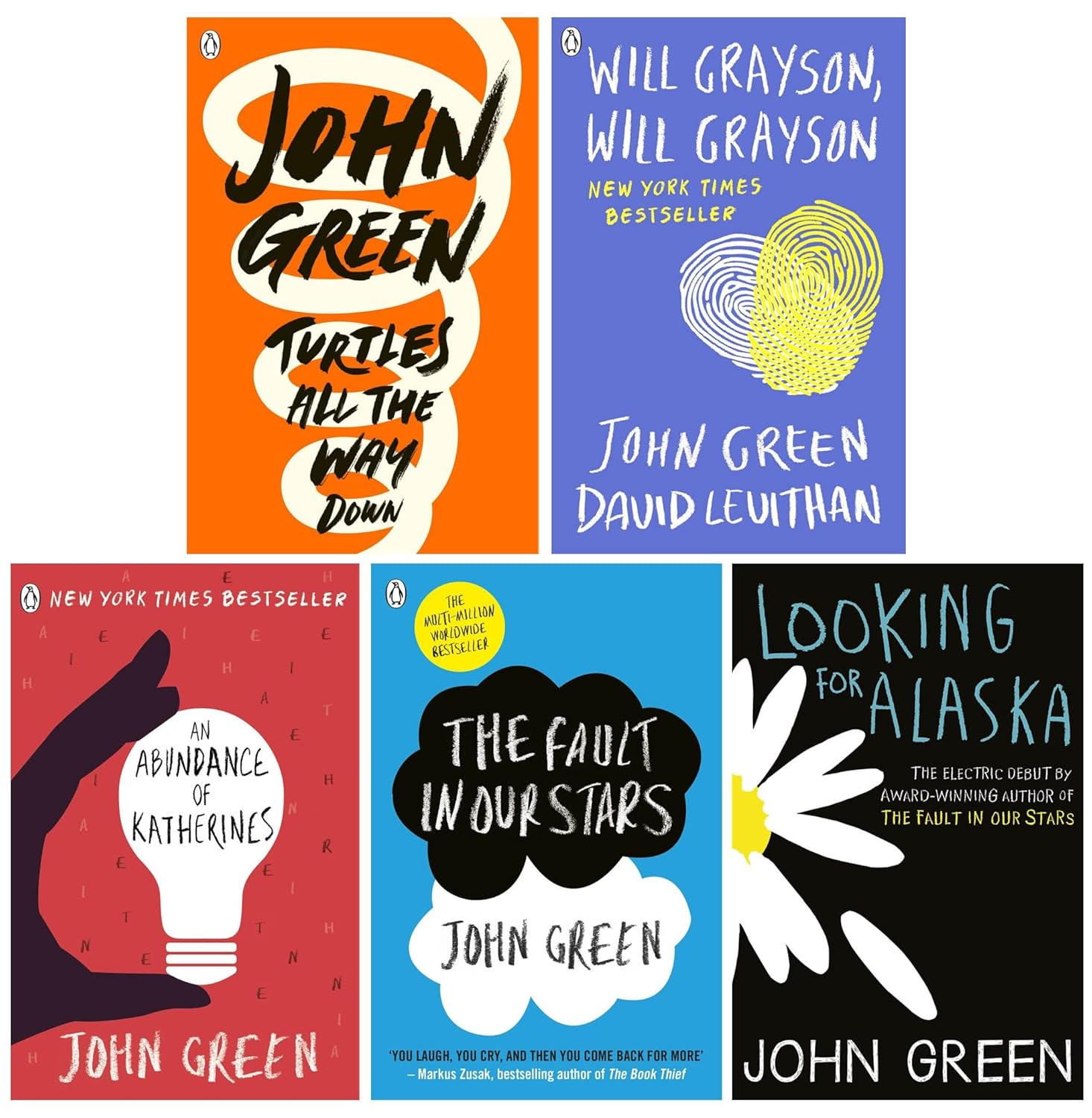 John Green Collection 5 Books Set - Young Adult - Paperback - Lets Buy Books