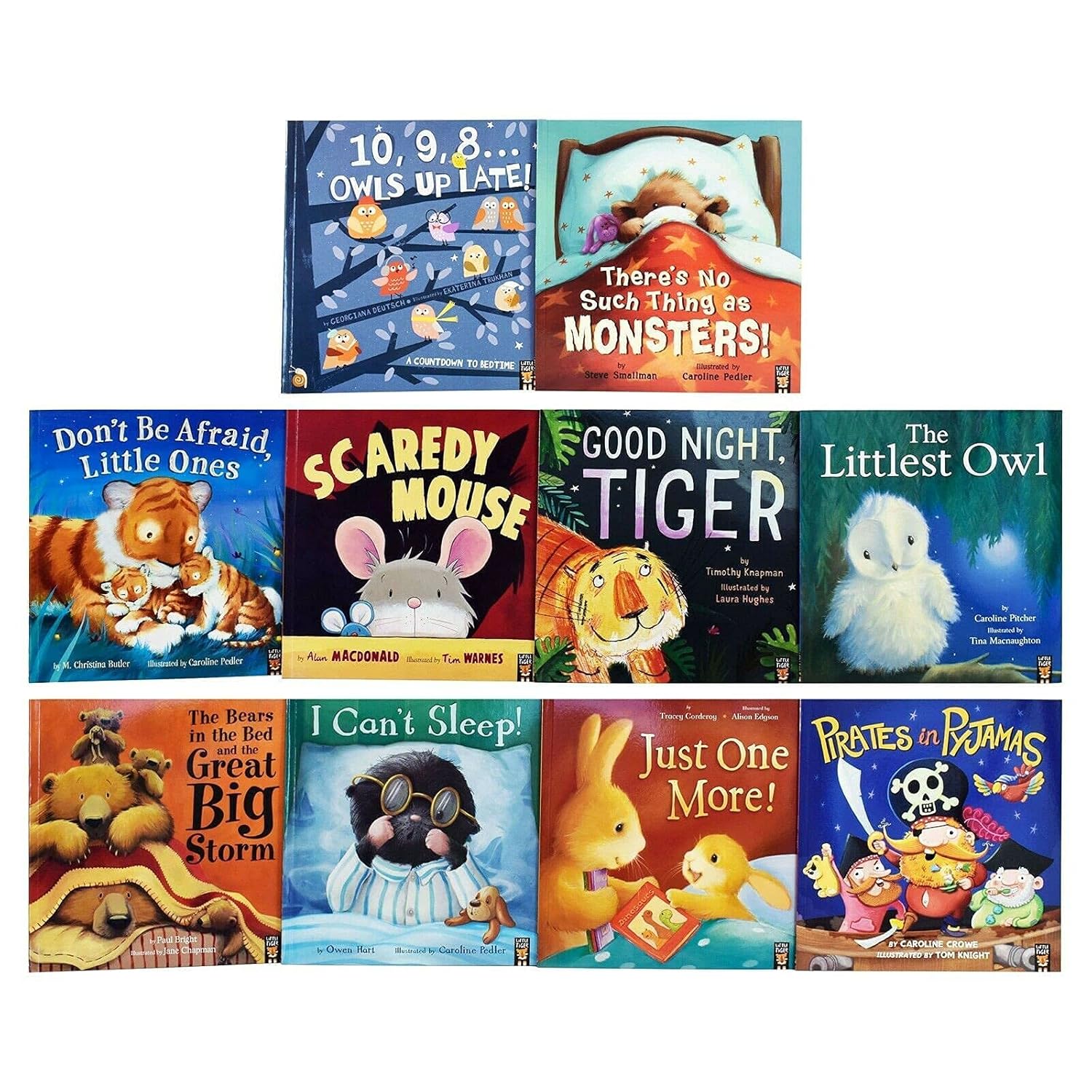 My First Bedtime Children Picture Flat Library 10 Books Collection Set Paperback - Lets Buy Books