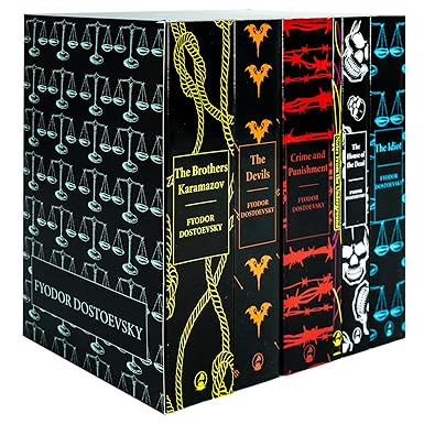 Complete Collection of Fyodor Dostoevsky 6 Books Set (Crime and Punishment, The Idiot) - Lets Buy Books