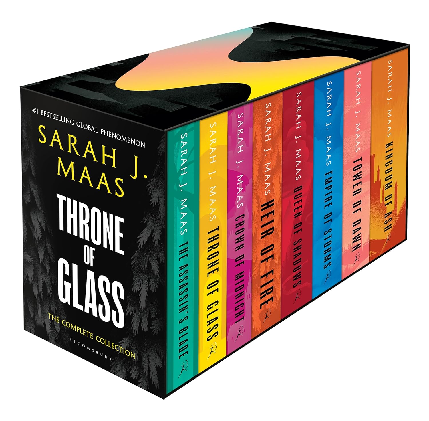 Throne Of Glass Series 8 Book Box Set By Sarah J Maas Paperback Edition Complete Fantasy Collection - Lets Buy Books