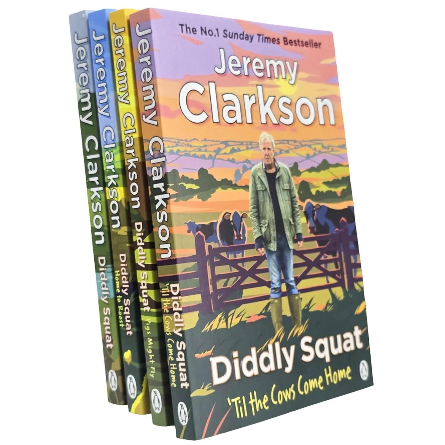 Diddly Squat Series by Jeremy Clarkson 4 Books Collection Set (Diddly Squat A Year On The Farm) by Jeremy Clarkson