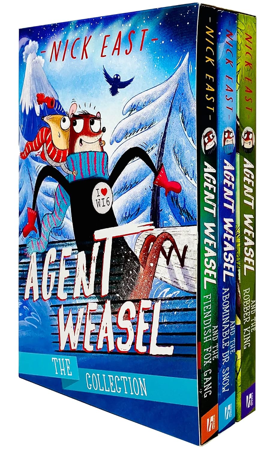 Agent Weasel Series Books 1 - 3 Collection Box Set by Nick East - Lets Buy Books