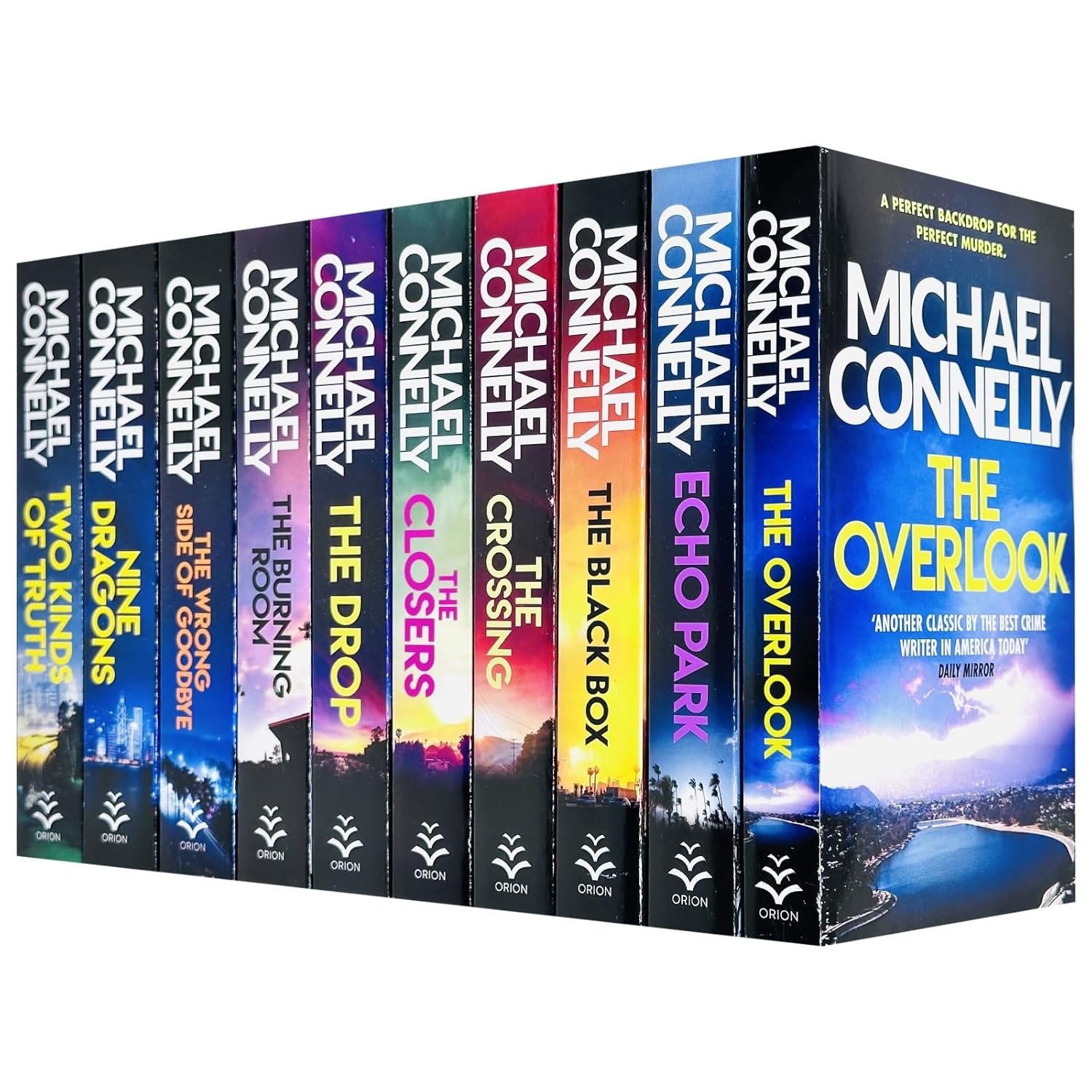 Harry Bosch Series (Book 11-20) by Michael Connelly 10 Books Collection Set (Echo Park, Nine Dragons) by Michael Connelly