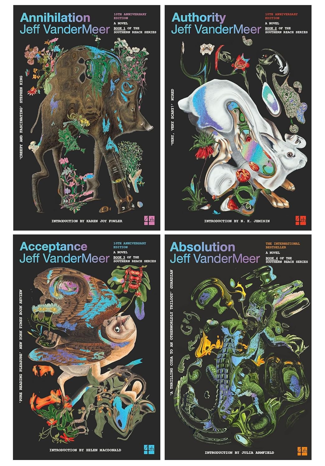 Southern Reach by Jeff VanderMeer 4 Books Collection Set - Fiction - Paperback - Lets Buy Books