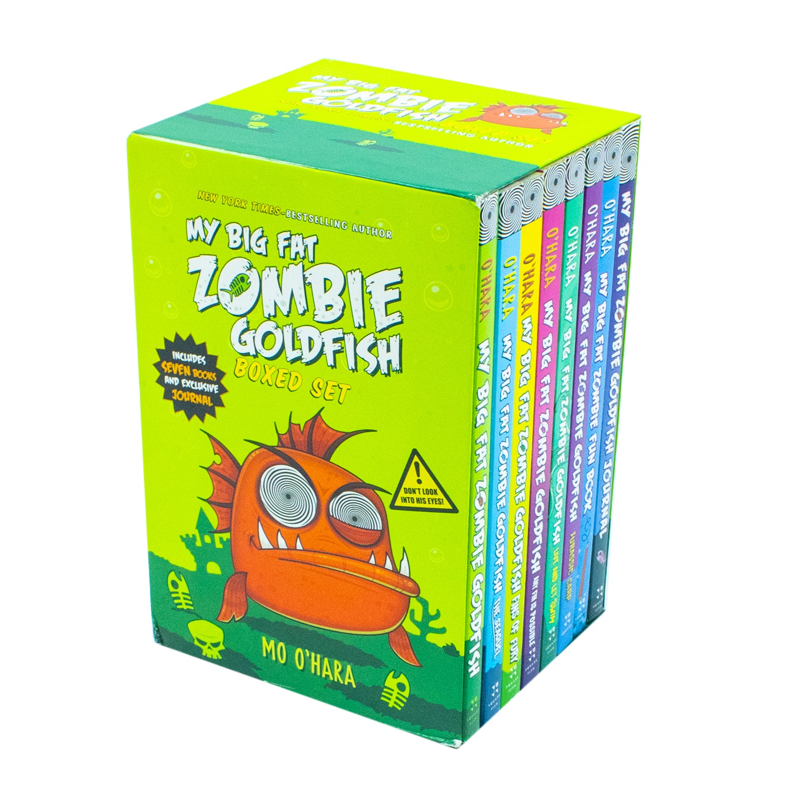 My Big Fat Zombie Goldfish Boxed Set Includes 7 Books and Exclusive Journal by Mo O'Hara - Lets Buy Books