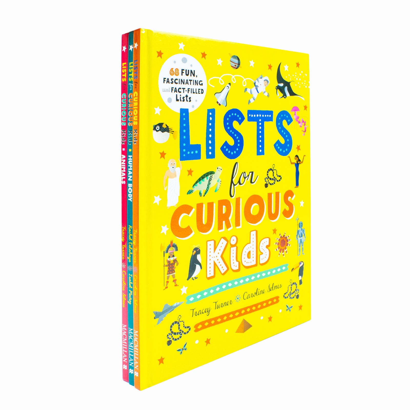 Lists for Curious Kids Collection 3 Books Box Set By Tracey Turner, Rachel Delahaye (Lists for Curious Kids, Human Body & Animals) - Lets Buy Books
