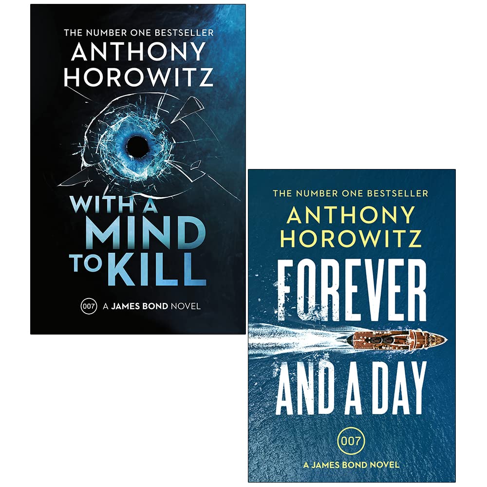 James Bond 007 Series 2 Books Collection Set by Anthony Horowitz With a Mind to Kill (Hardcover), Forever and a Day - Lets Buy Books