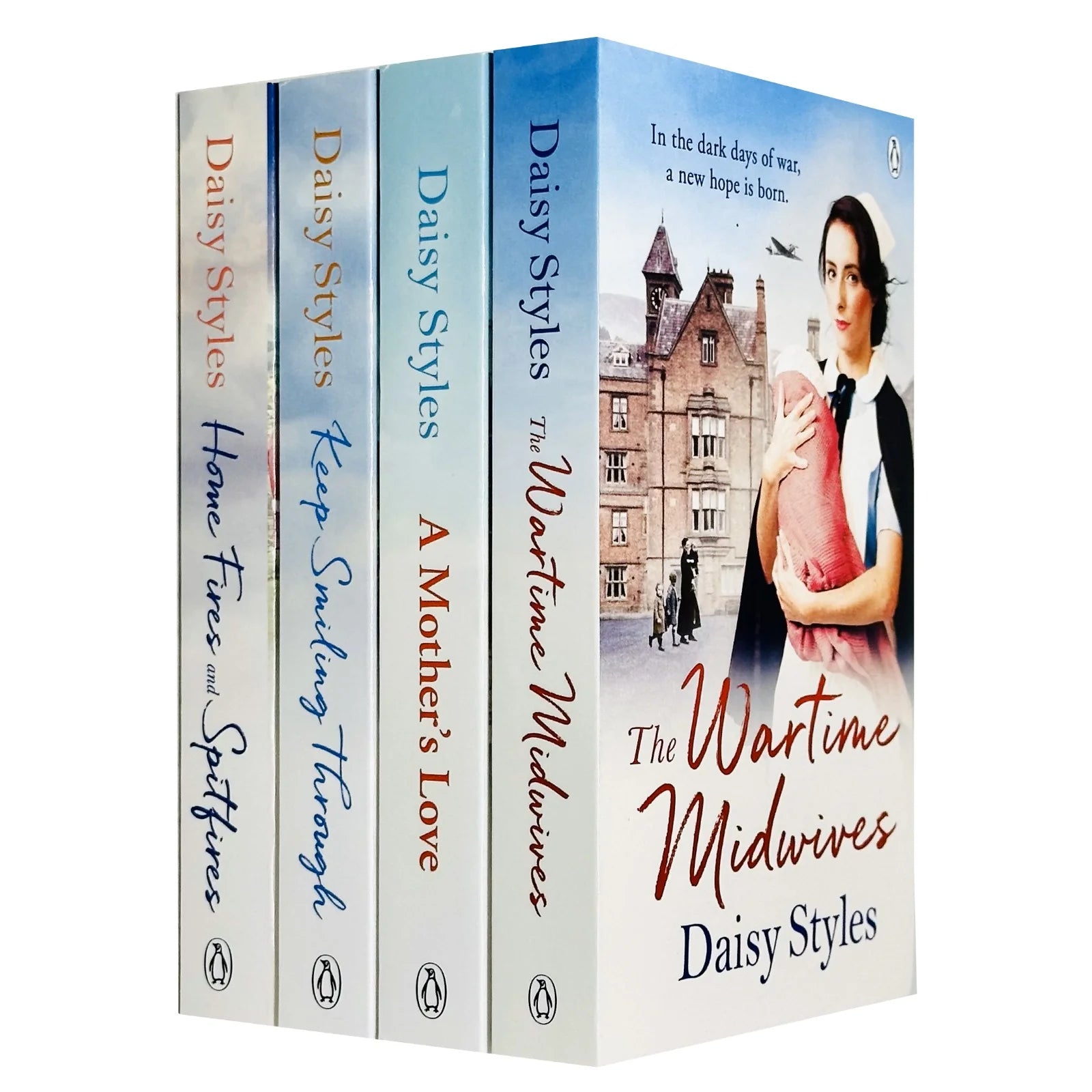 Daisy Styles Wartime Midwives Series Collection 4 Books Set (The Wartime Midwives) by Daisy Styles
