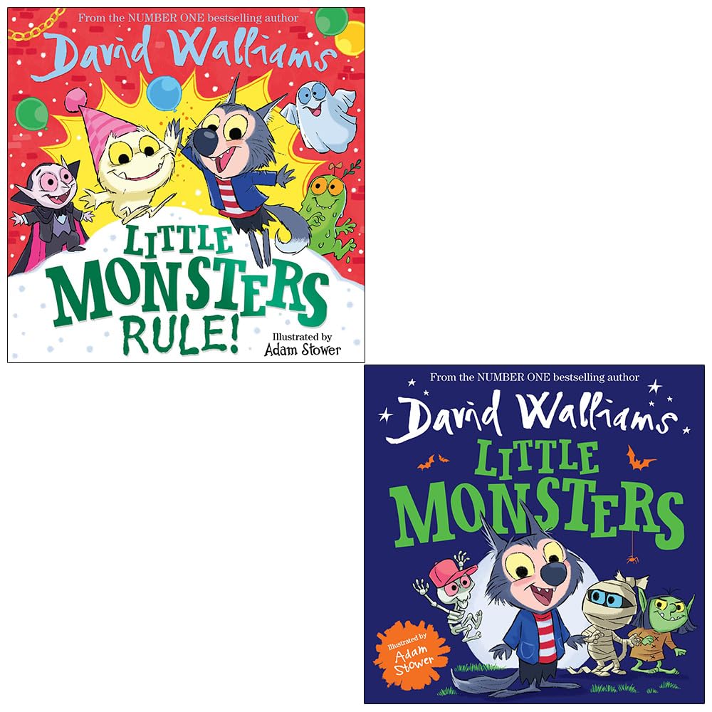 David Walliams Collection 2 Books Set (Little Monsters Rule! & Little Monsters) - Lets Buy Books