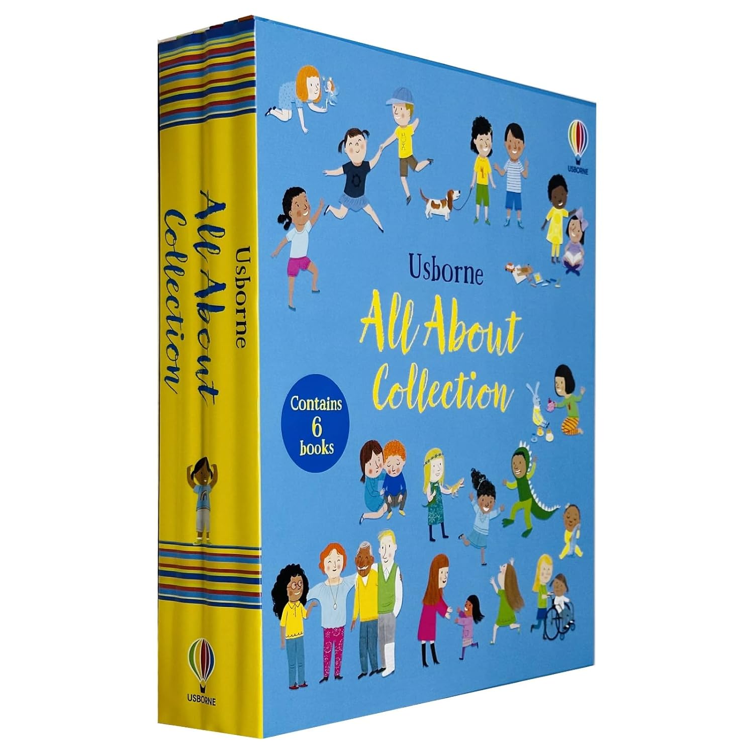 Usborne All About Feelings My First Books 6 Books Set By Felicity Brooks (All About Feelings, All About Families, All About Diversity, All About Friends, Worries and Fears You and Your Body) - Lets Buy Books