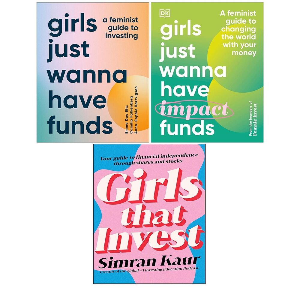 Camilla Falkenberg Collection 3 Books Set Simra Girls Just Wanna Have Funds - Lets Buy Books