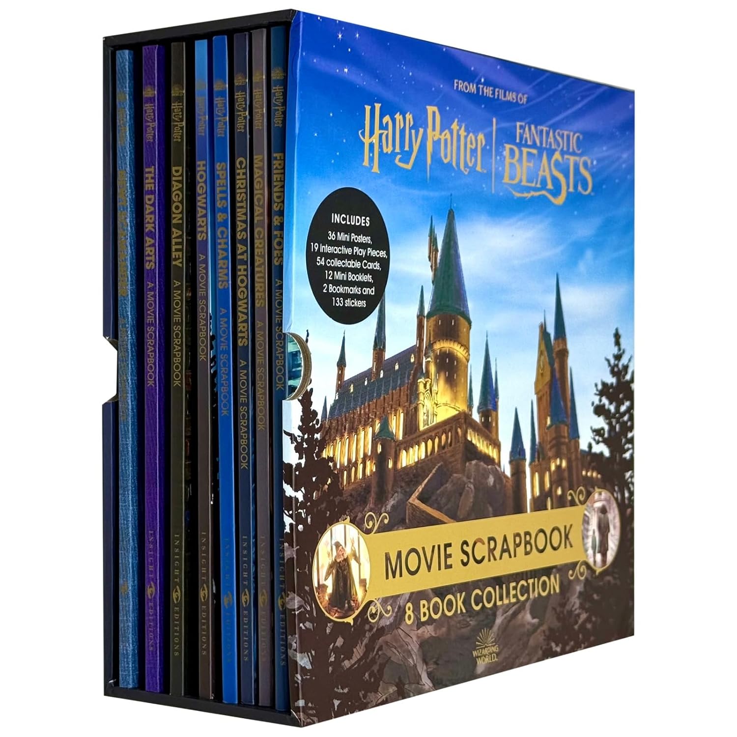 Wizarding World Movie Scrapbooks 8-Book Collection Set - Fiction - Paperback - Lets Buy Books