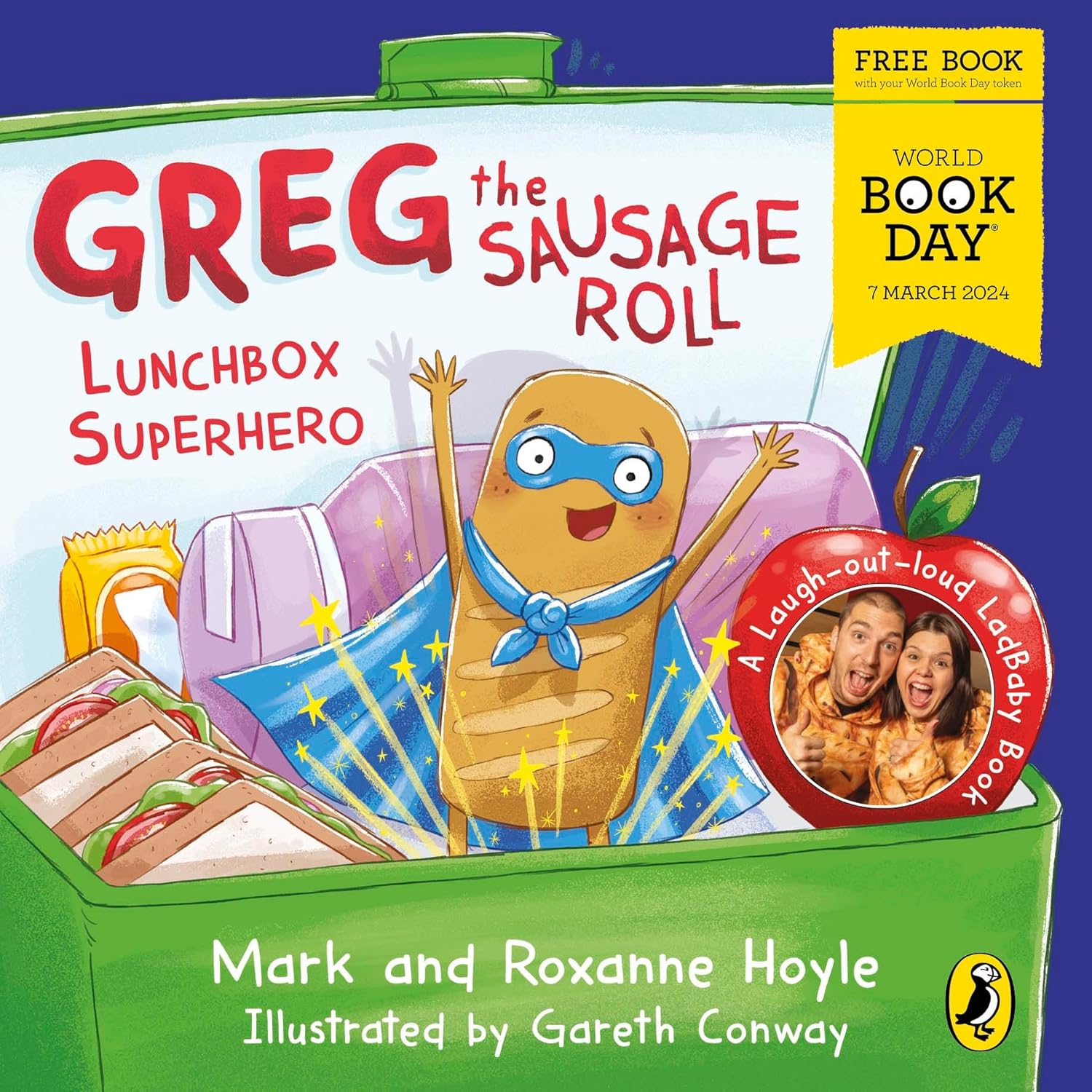Greg the Sausage Roll: Lunchbox Superhero by Mark Hoyle A World Book Day 2024 mini book Paperback - Lets Buy Books
