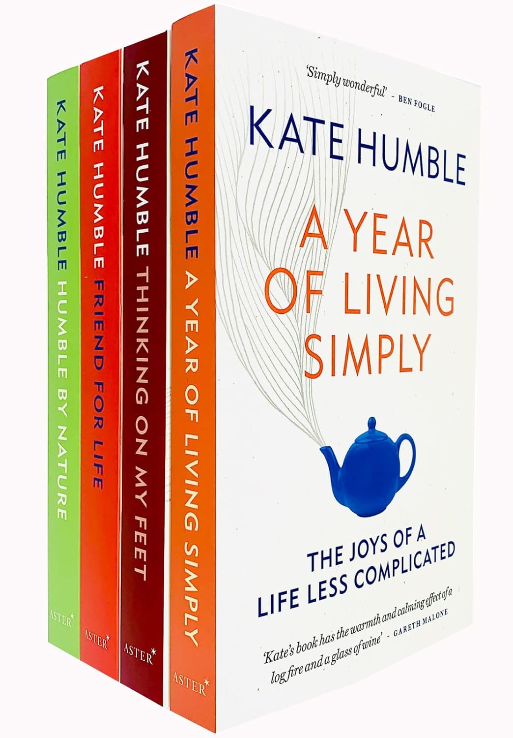 Kate Humble Collection 4 Books Set Humble by Nature, Friend For Life, Thinking on My Feet, A Year of Living Simply - Lets Buy Books