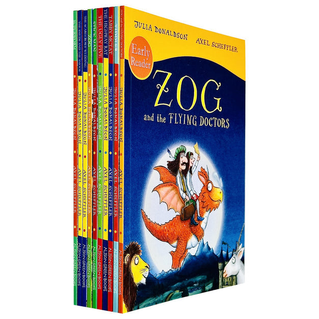 Julia Donaldson Early Readers 10 Books Collection Set ( Tiddler, Stick Man, Tabby McTat ) - Lets Buy Books