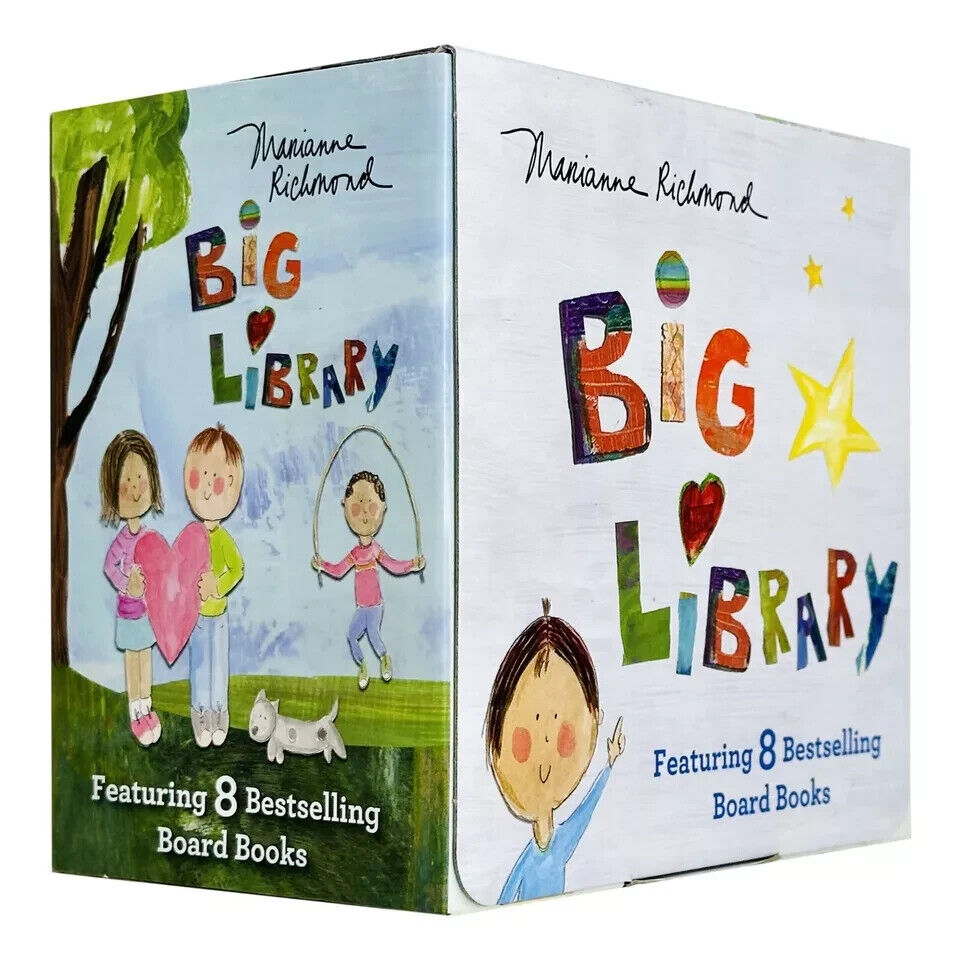 Big Library Board Book Marianne Richmond by Marianne Richmond 8 Books Collection Box Set - Lets Buy Books