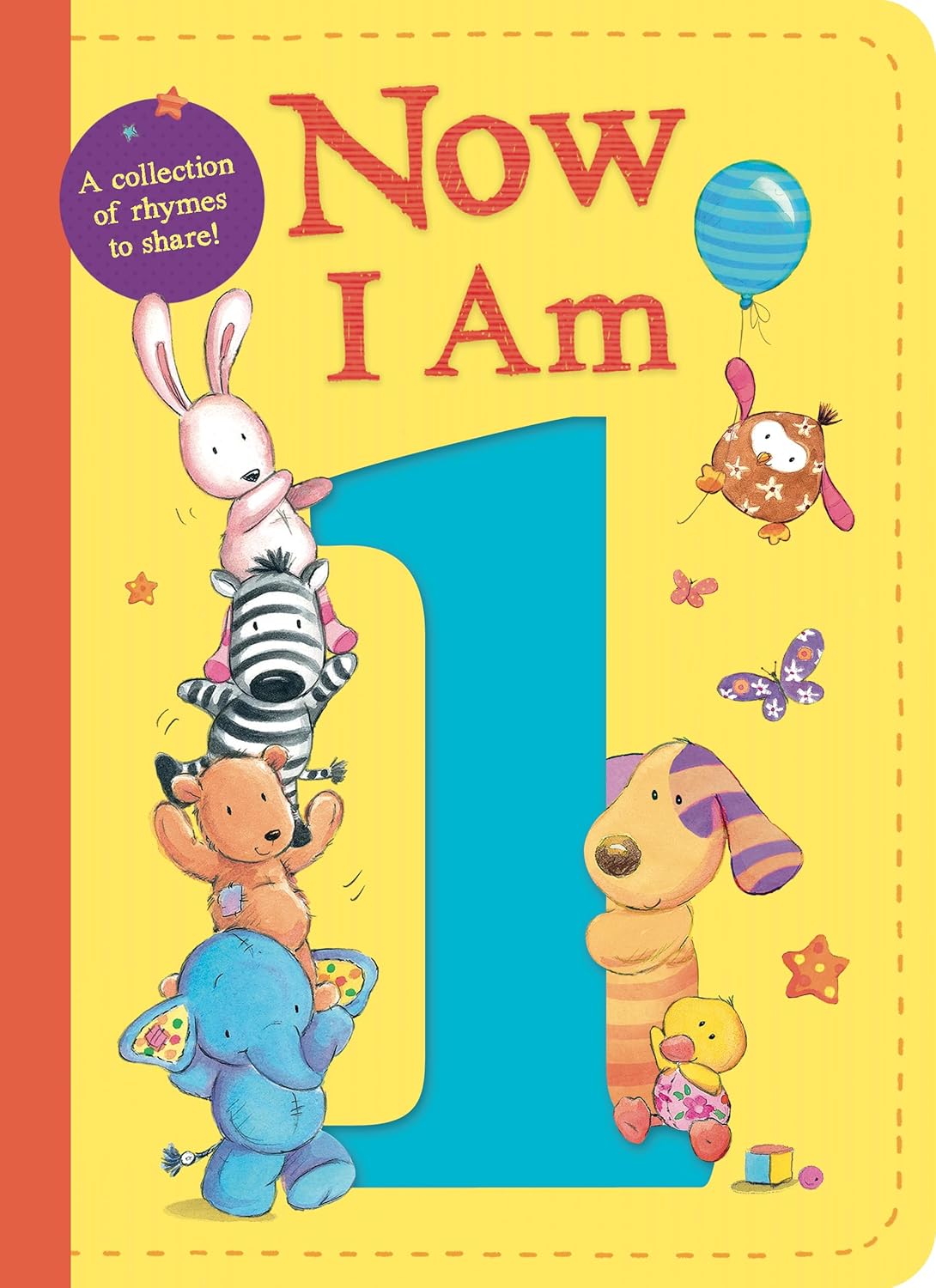 Now I Am 1 by Rachel Baines Board book - Lets Buy Books